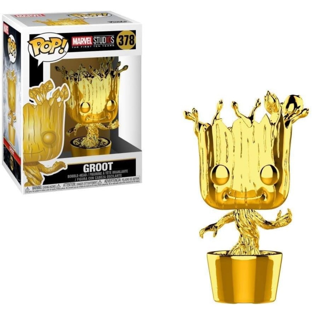 Funko Pop! Marvel Studios Gold Groot Figure